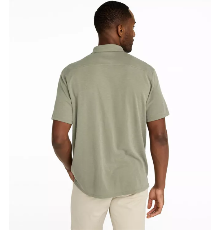 Men's Sunwashed Ultrasoft Button-Front Shirt, Short-Sleeve