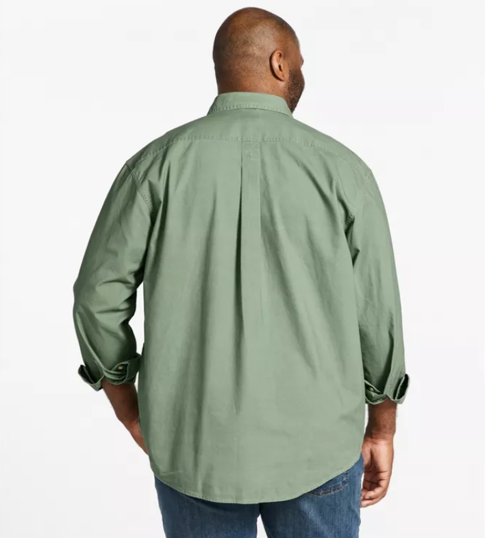 Men's Sunwashed Canvas Shirt, Traditional Fit