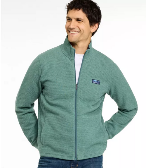 Men's Lakewashed Double-Knit Full-Zip