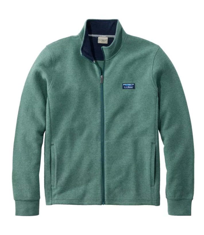 Men's Lakewashed Double-Knit Full-Zip