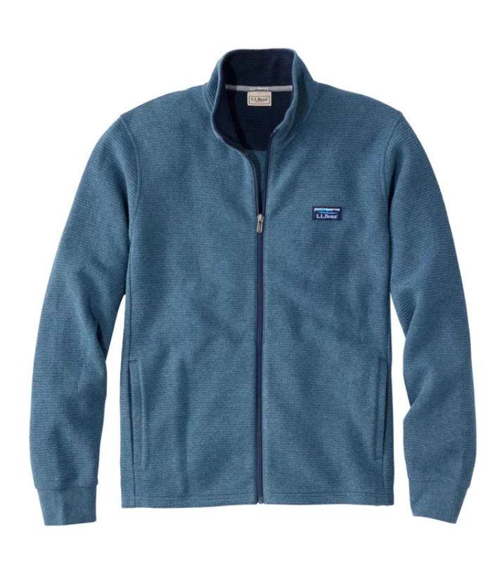 Men's Lakewashed Double-Knit Full-Zip