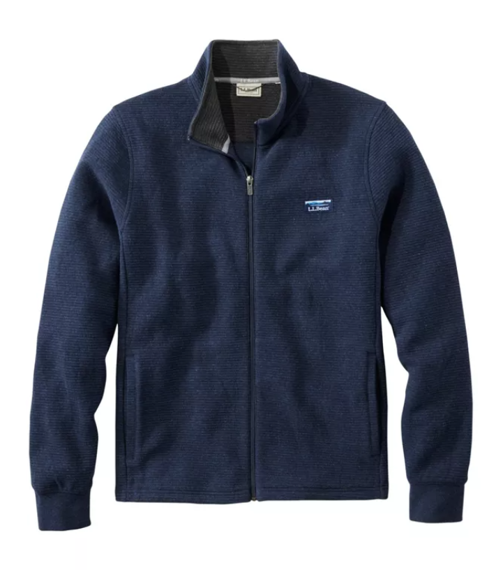 Men's Lakewashed Double-Knit Full-Zip