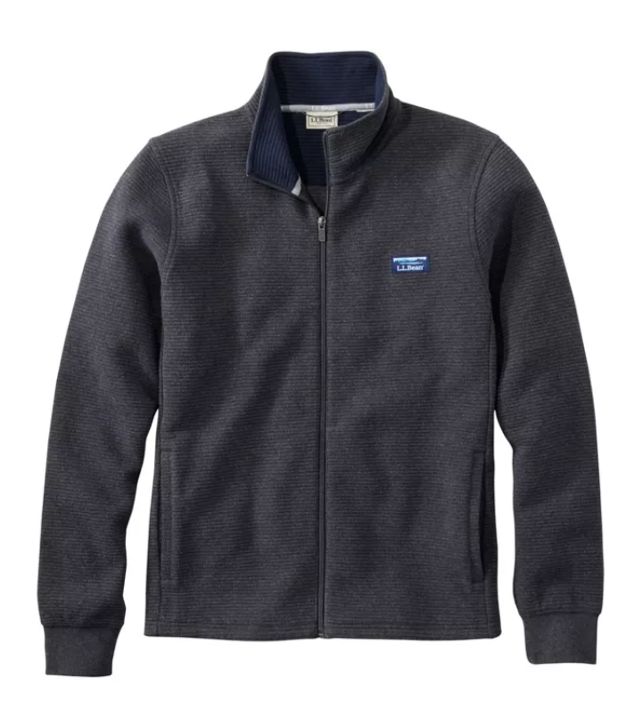Men's Lakewashed Double-Knit Full-Zip
