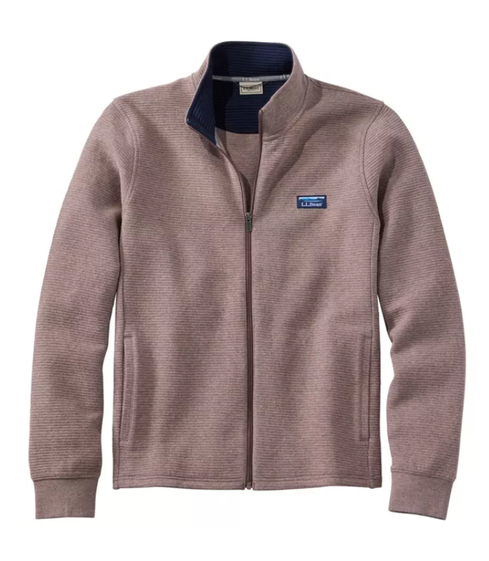 Men's Lakewashed Double-Knit Full-Zip